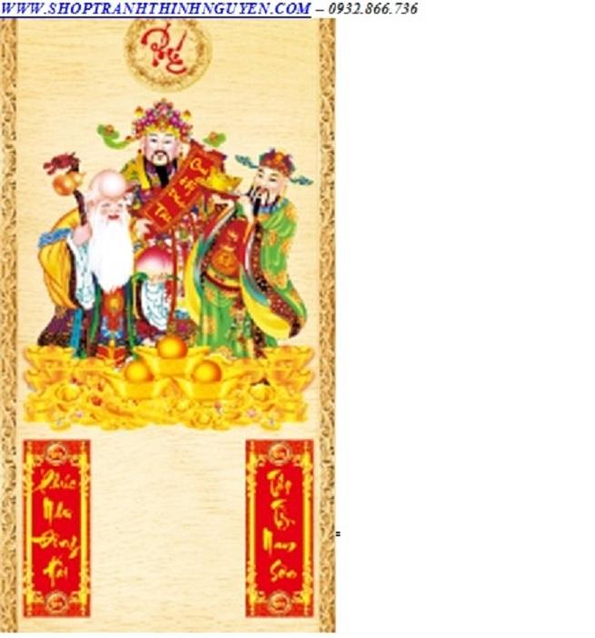 [HCM]Tranh đính đá lịch treo tường phát tài ( chưa đính)-YN5332