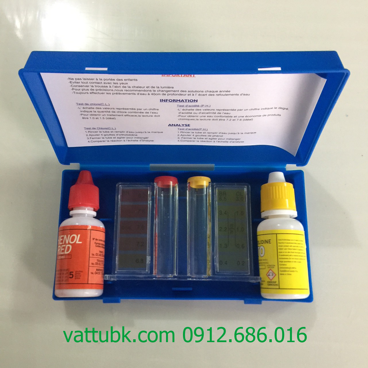 Bộ Test thử nước bể bơi - BTN (TQ)