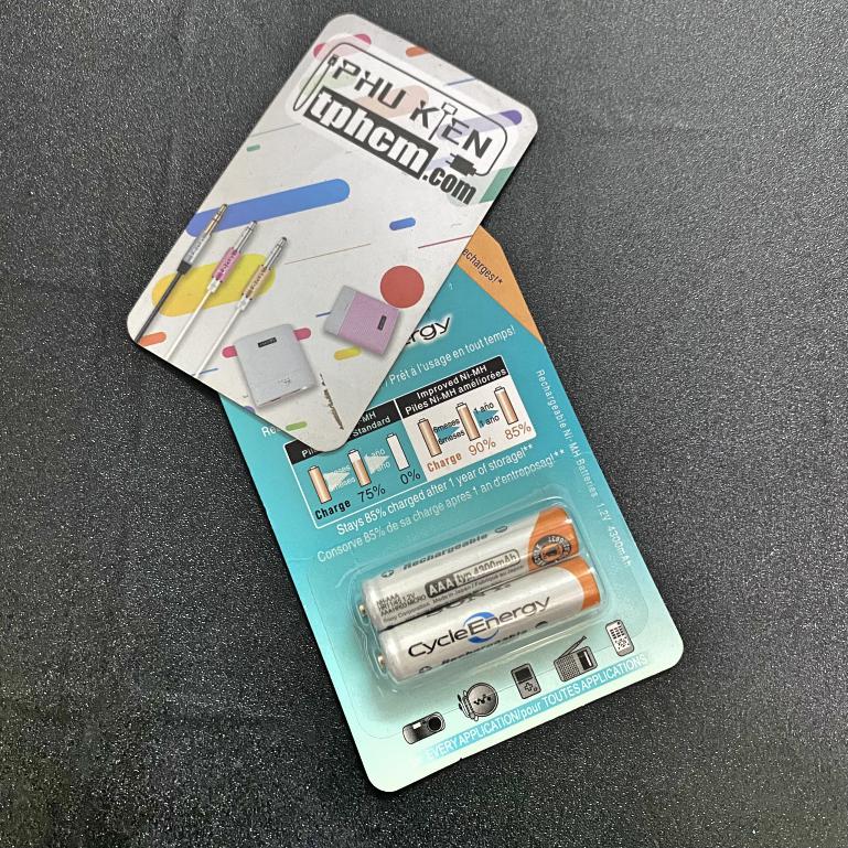 Pin sạc aaa dung lượng 4300 mah vỉ 2 viên