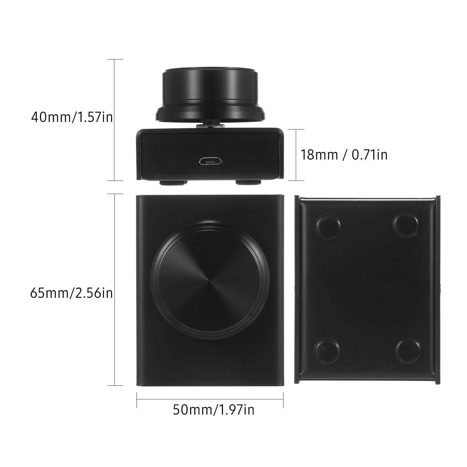 USB Volume Control Knob One Key Mute Volume Controller for Computer Laptop Plug and Play PC Speaker Audio Adjuster Compatible with Win 10/ 8/ 7/ Vista/ XP/ Mac