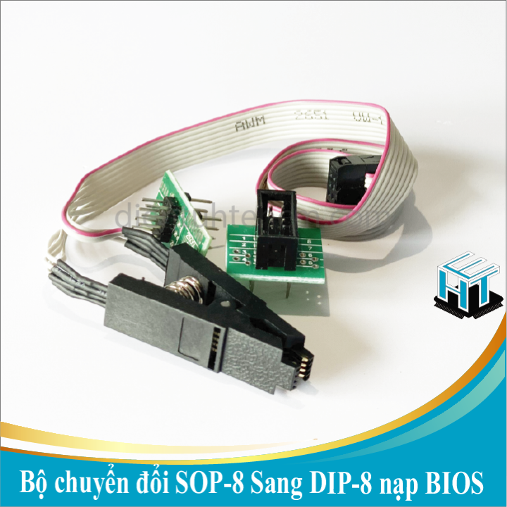 Bộ chuyển đổi SOP-8 Sang DIP-8 nạp BIOS