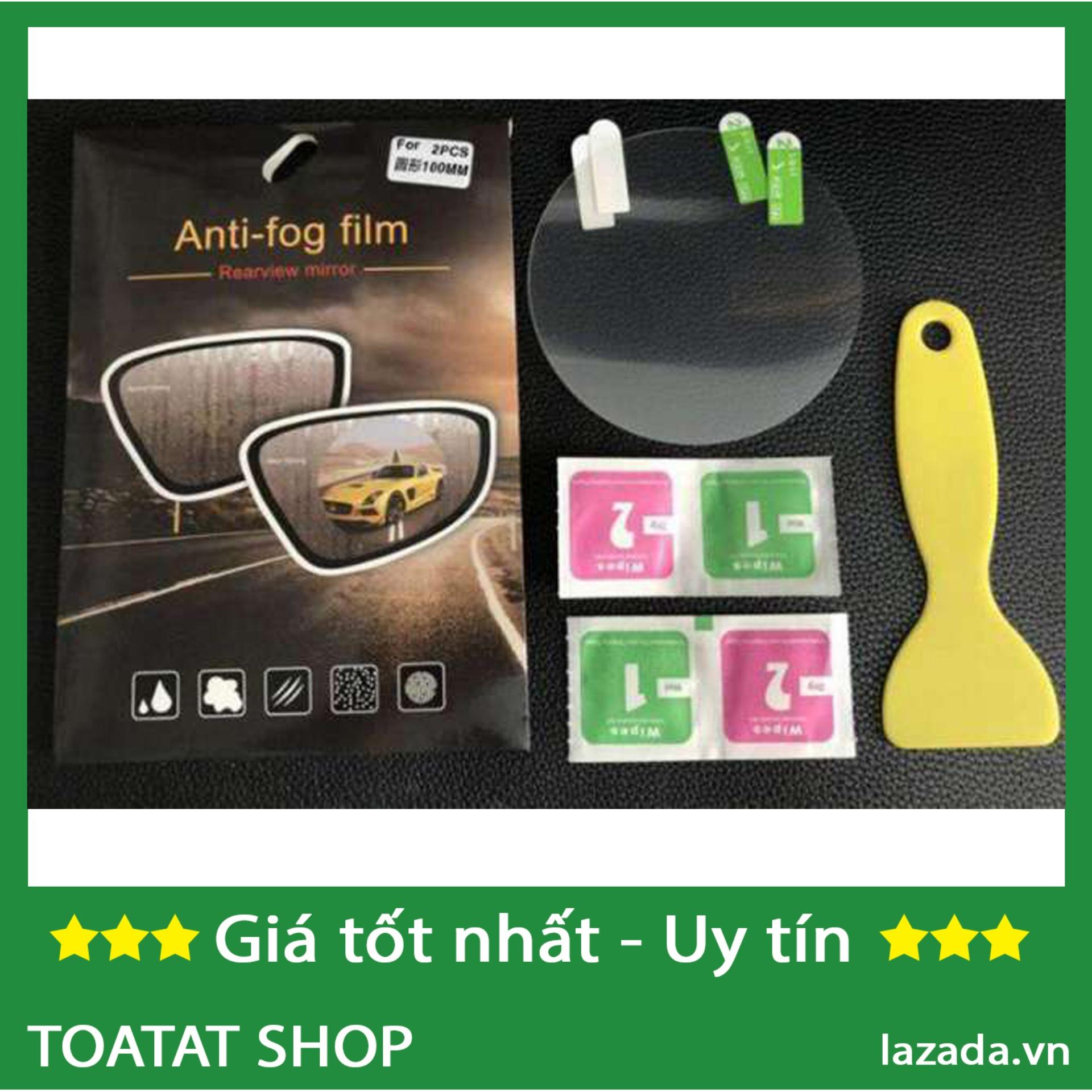 MIẾNG DÁN CHỐNG ĐỌNG NƯỚC GƯƠNG CHIẾU HẬU HÌNH OVAN (BỘ GỒM 2 MIẾNG)