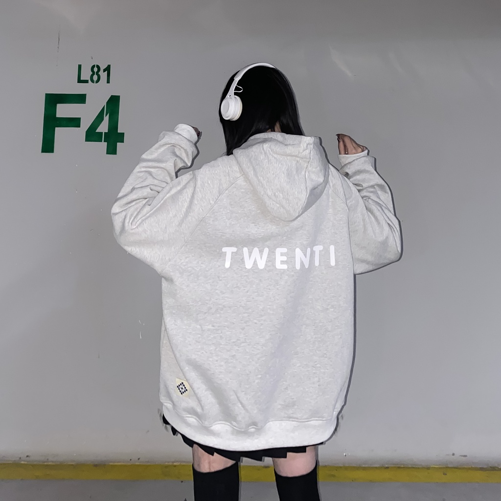 [Nhập RS0822 giảm 30k cho đơn 99k]ÁO HOODIE TWENTI NỈ IN BASIC
