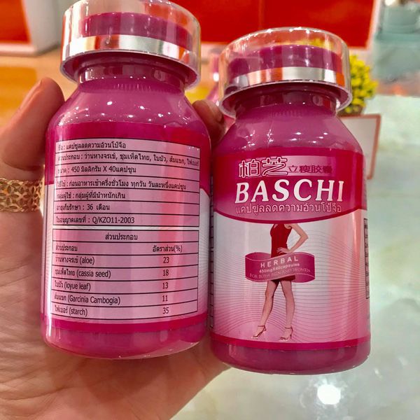Giảm Cân Baschi Hồng Hộp 40 Viên