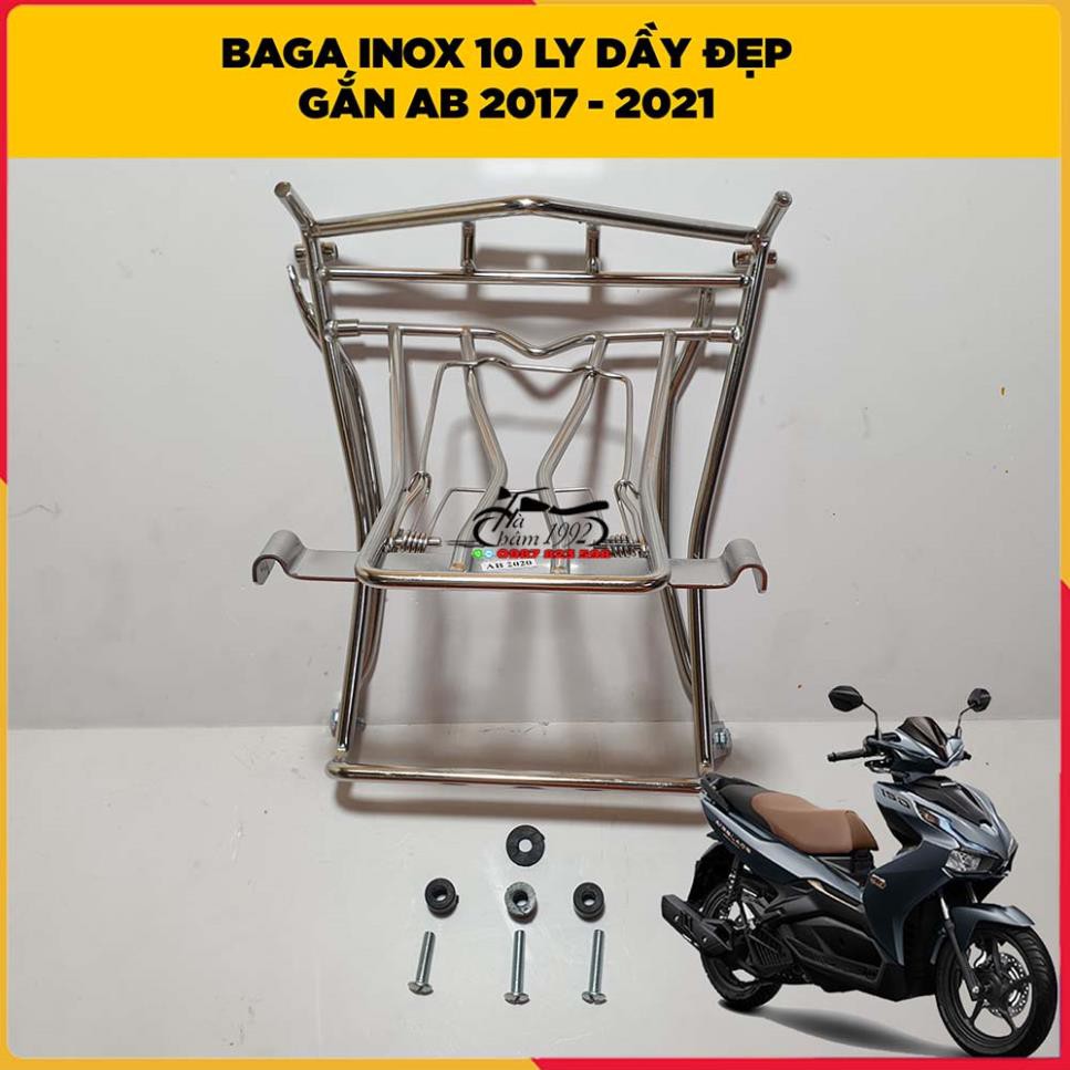 Baga Inox 10 Ly Gắn Air Blade ( Ab 2017 Tới Ab 2021)