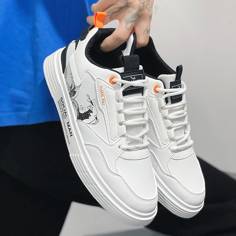 Giày Sneaker Nam, Giày Da Nam Thấp Cổ Da Lì - Mới Nhất 2023