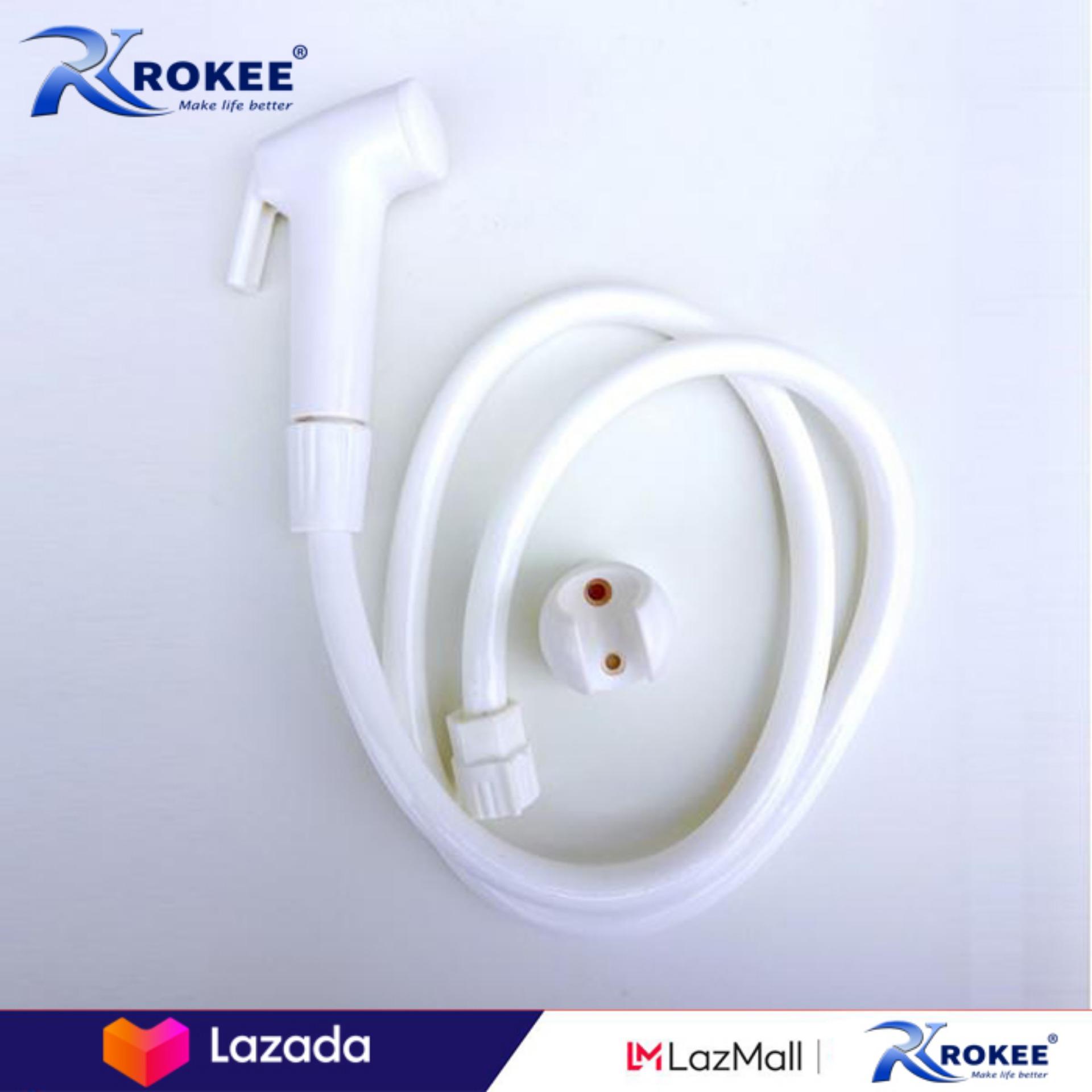 Combo - 5 Vòi xịt vệ sinh nhựa Rokee - CB01 (Trắng)