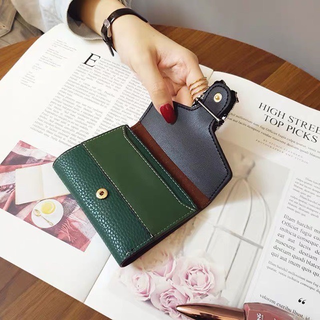 Ví ngắn mini nữ cầm tay đầu rồng
