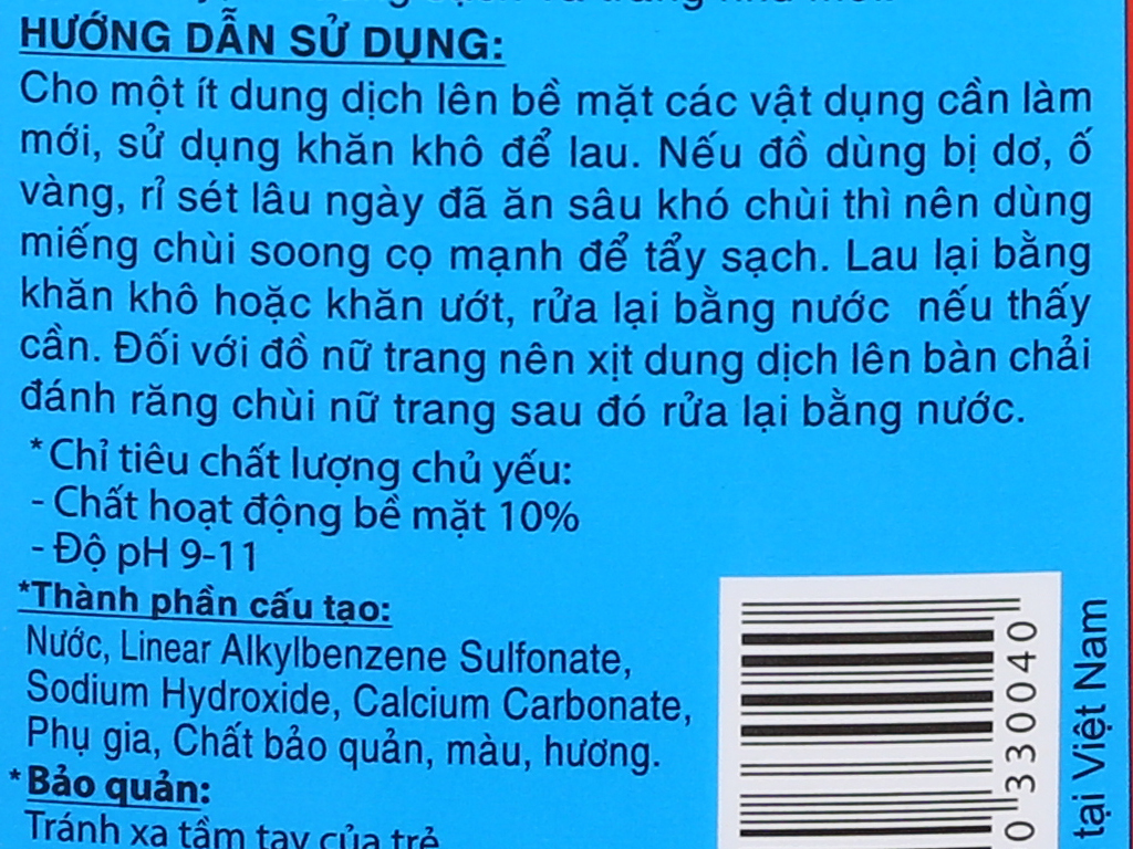 Nước tẩy đa năng Sumo chai 700g