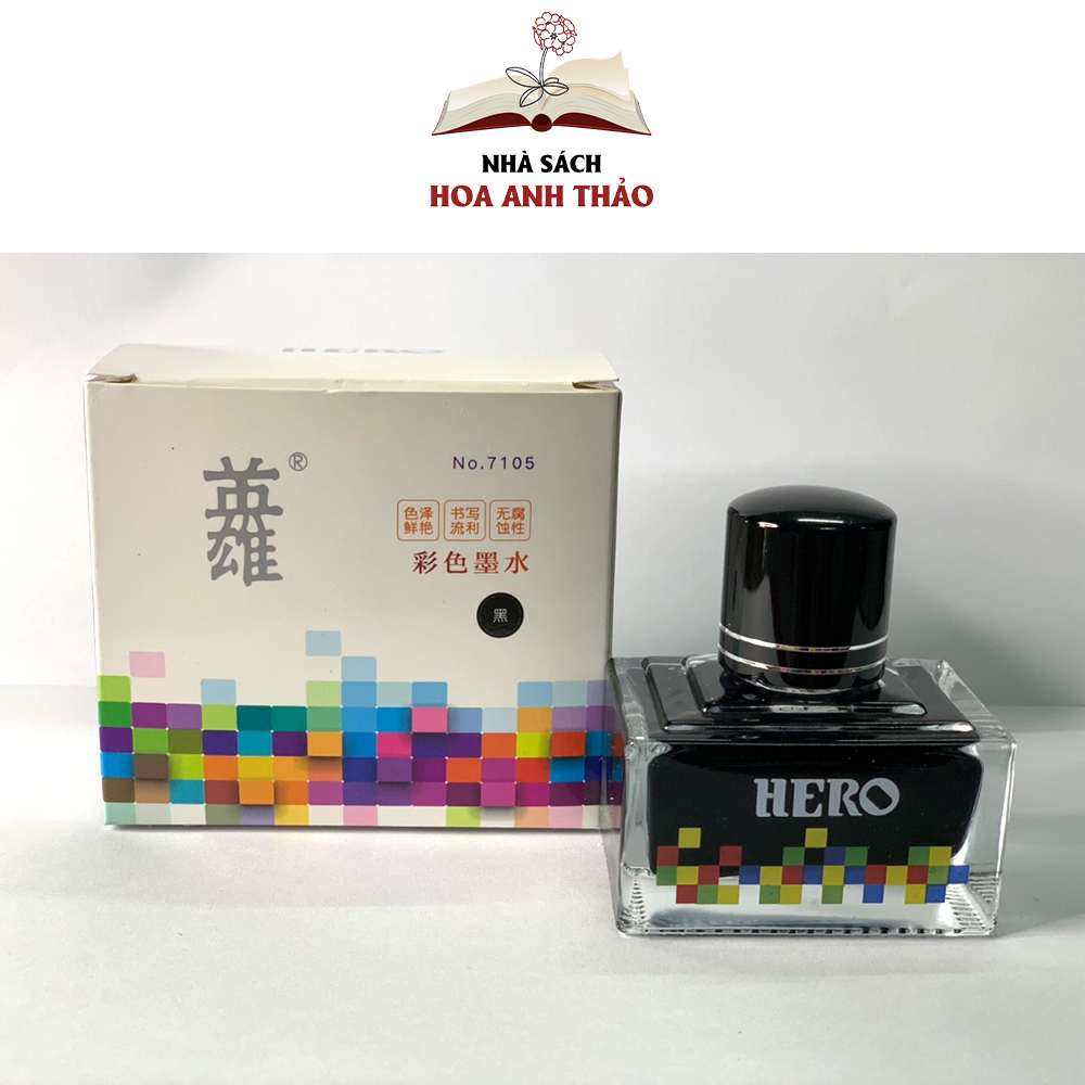 Mực viết máy Hero nhanh khô cao cấp cho học sinh