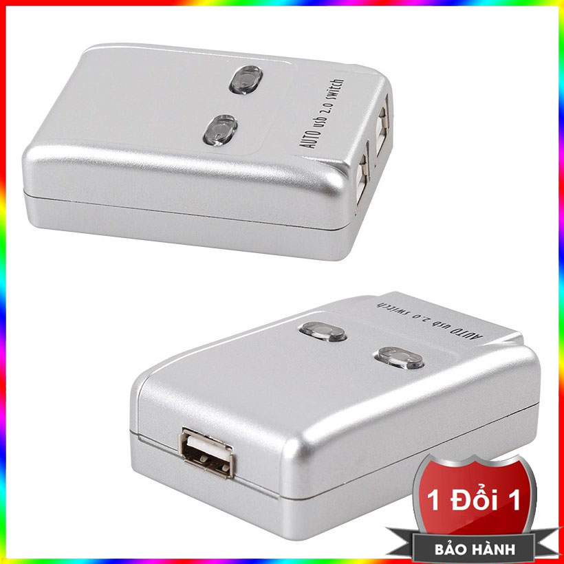 Bộ chia sẻ máy in tự động 1 ra 2 MT viki SW221 (Trắng)