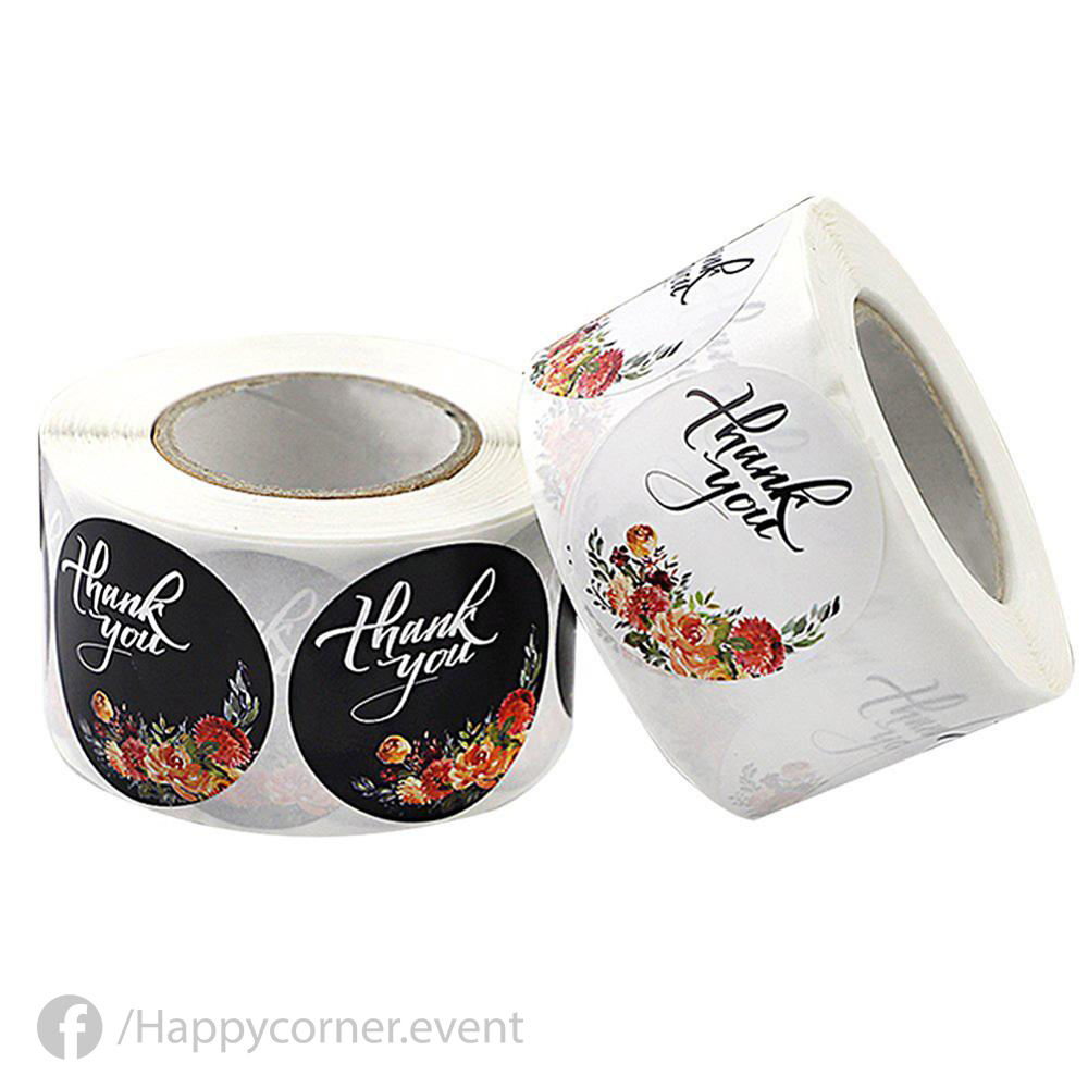 500 STICKER NHÃN DÁN CẢM ƠN – DIY – HAPPY CORNER