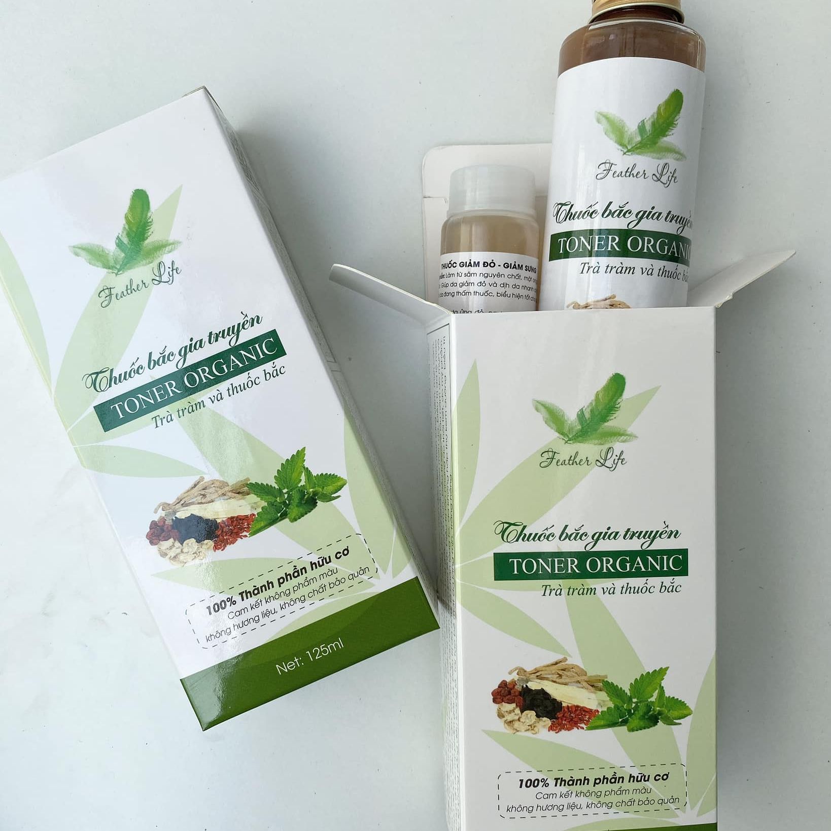 Combo 3 Chai thuoc bac tái tạo da hết mặt mụn lưng 2024 [125ML tặng kèm lọ giảm đỏ]