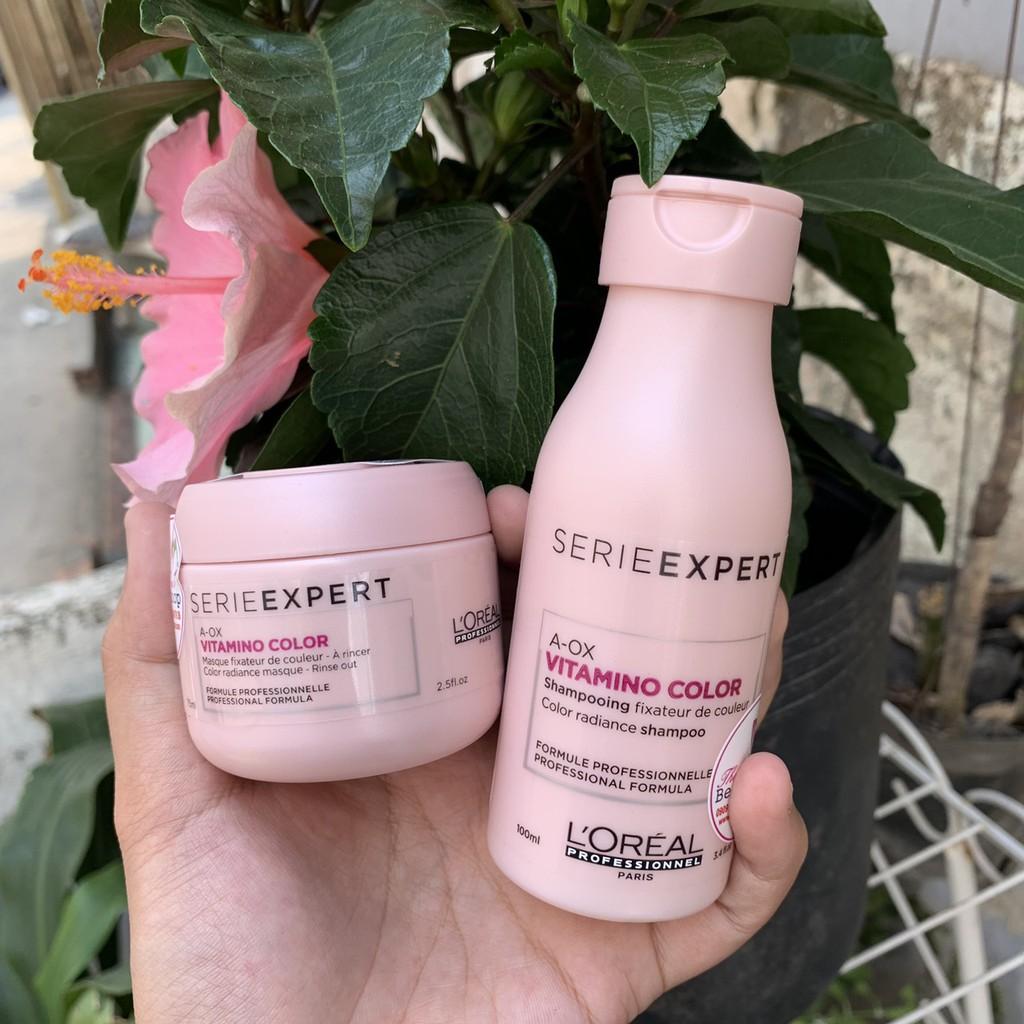 [HCM]Dầu gội dành cho tóc nhuộm LOreal Vitamino Color Shampoo 100ml