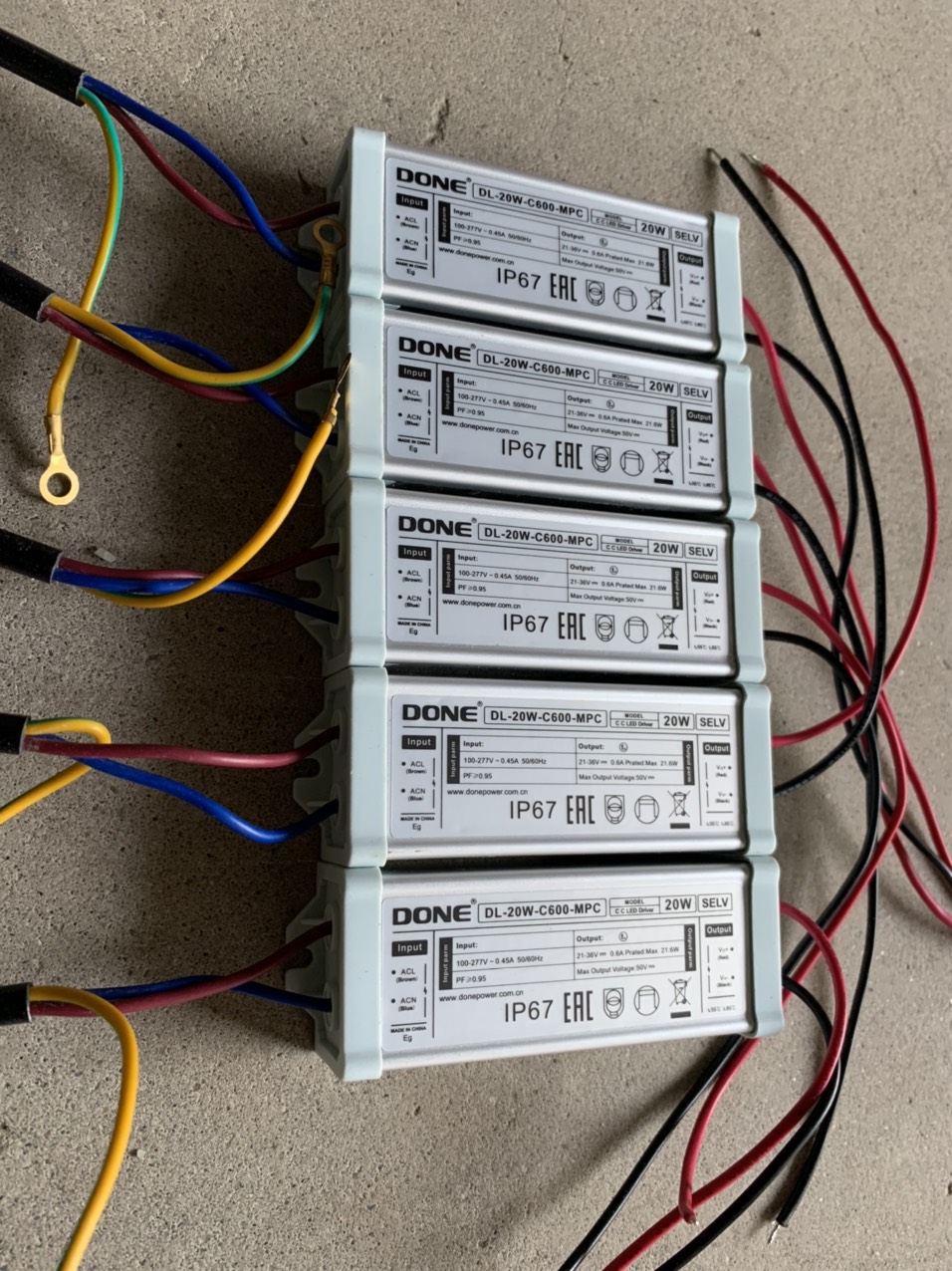 Driver LED DONE MPC 20W cho lắp ráp đèn LED