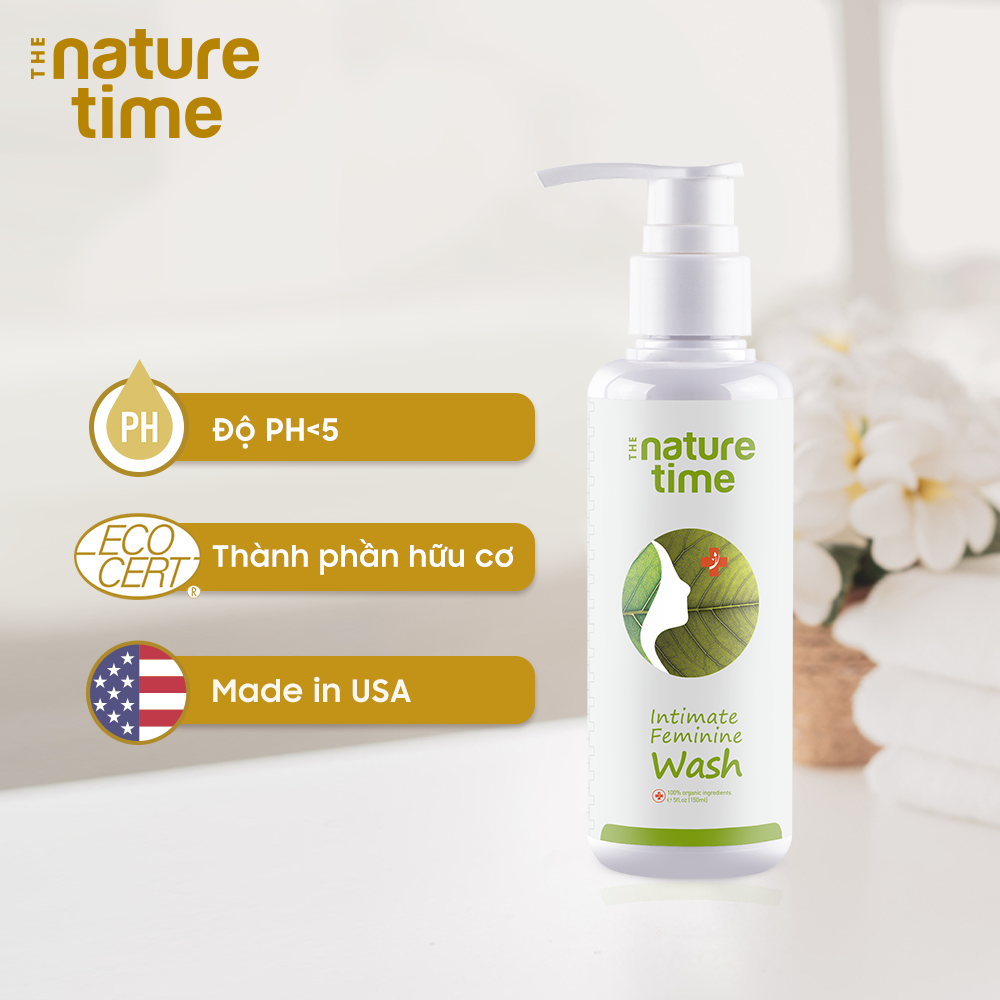 Dung dịch vệ sinh phụ nữ The Nature Time 150ml