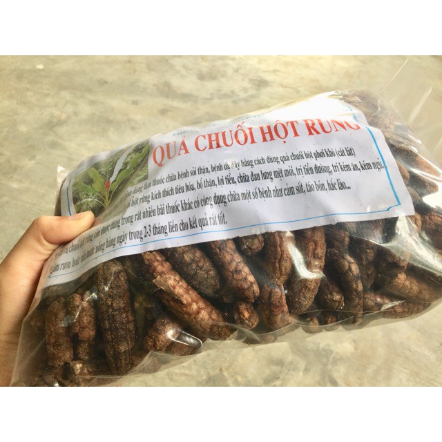 Chuối hột rừng khô thái lát 1kg