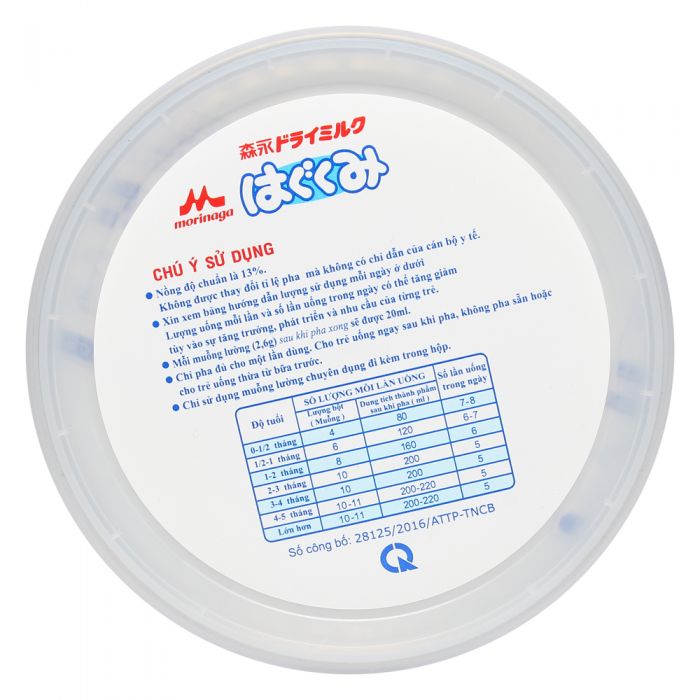 Sữa Morinaga số 1(850g) date tháng 9.2023