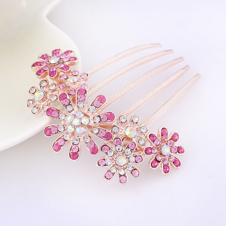 Kẹp búi tóc trâm búi tóc hình hoa dễ thương