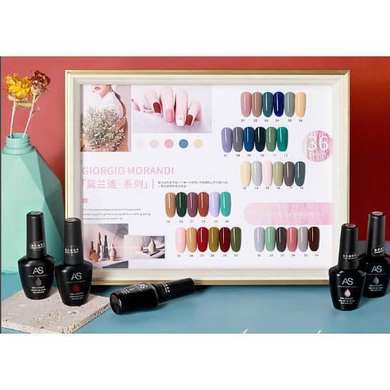 Sơn Gel As Chai 15ml Trang Trí Chăm Sóc Móng Làm Nail