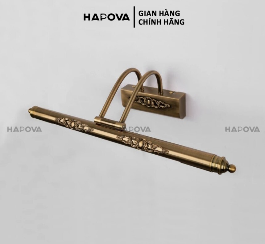 Đèn tường soi tranh bằng đồng cao cấp HAPOVA EIRI 6071