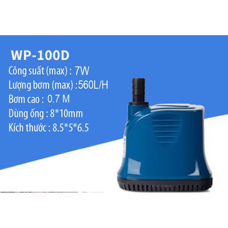 BƠM CHÌM HÚT DÁY BỂ CÁ SOBO WP - 100D
