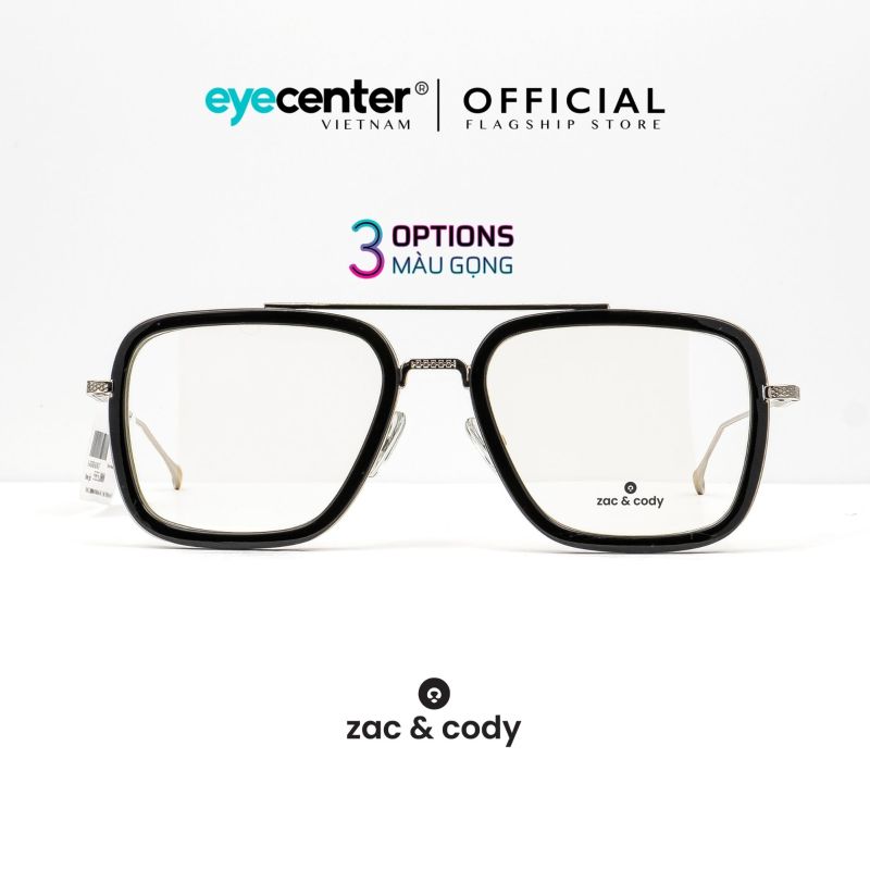 Giá bán Gọng kính cận nam nữ #RODNEY chính hãng ZAC & CODY kim loại chống gỉ cao cấp nhập khẩu by Eye Center Vietnam