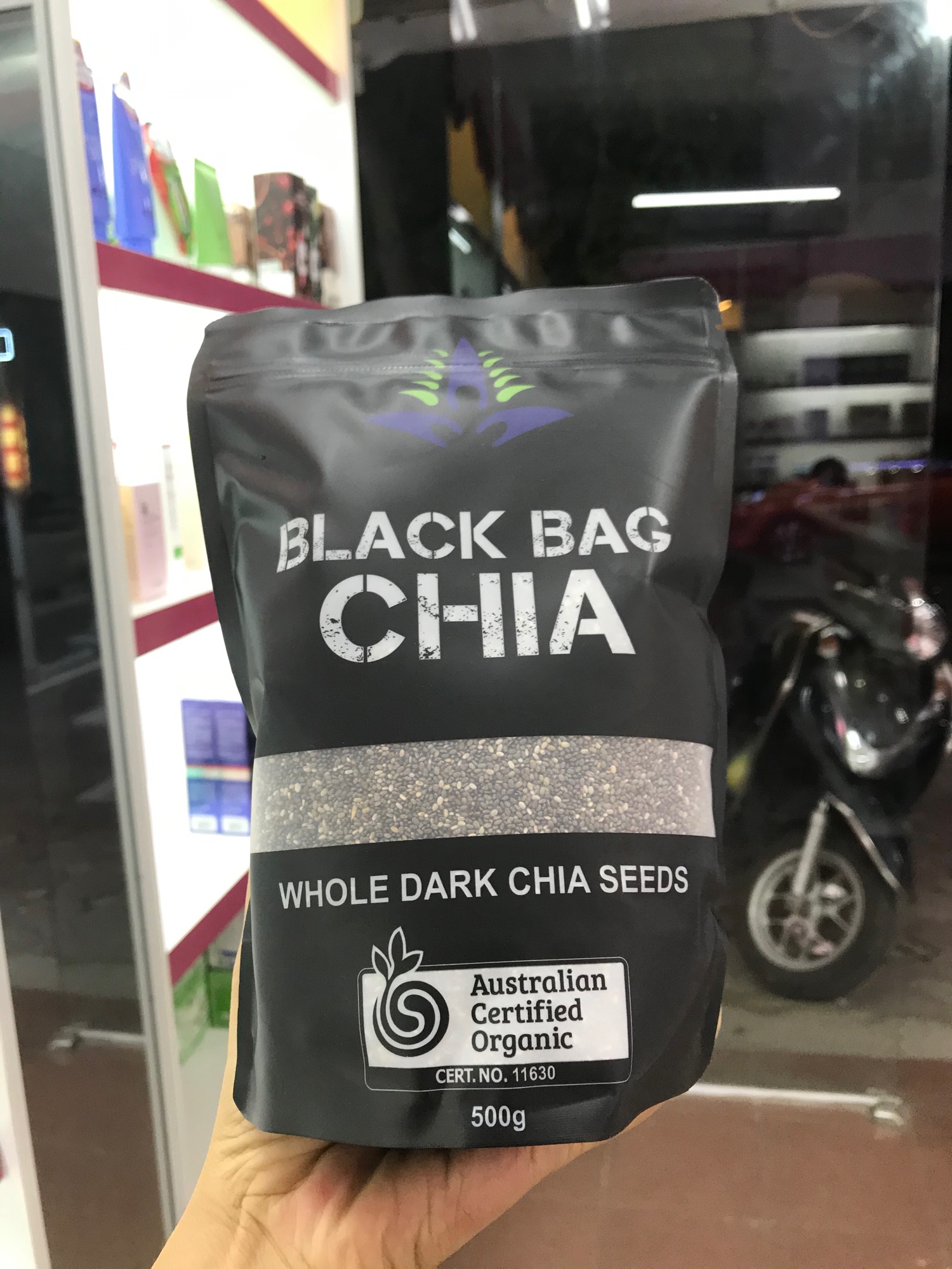 Hạt chia Úc Black Bag Chia gói 500gr (date 12/2023)