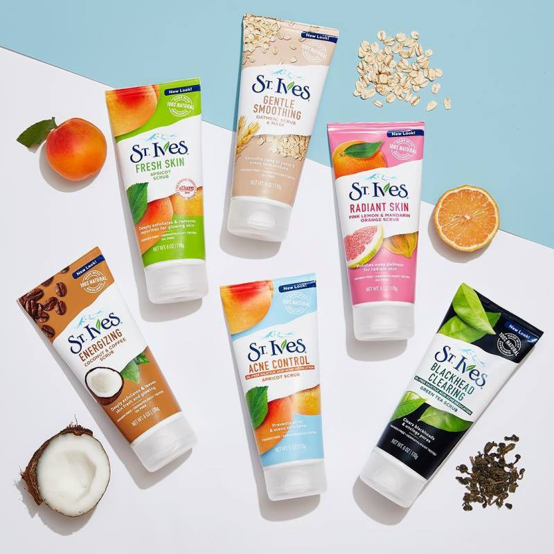 Sữa rửa mặt tẩy da chết ST IVES Mỹ