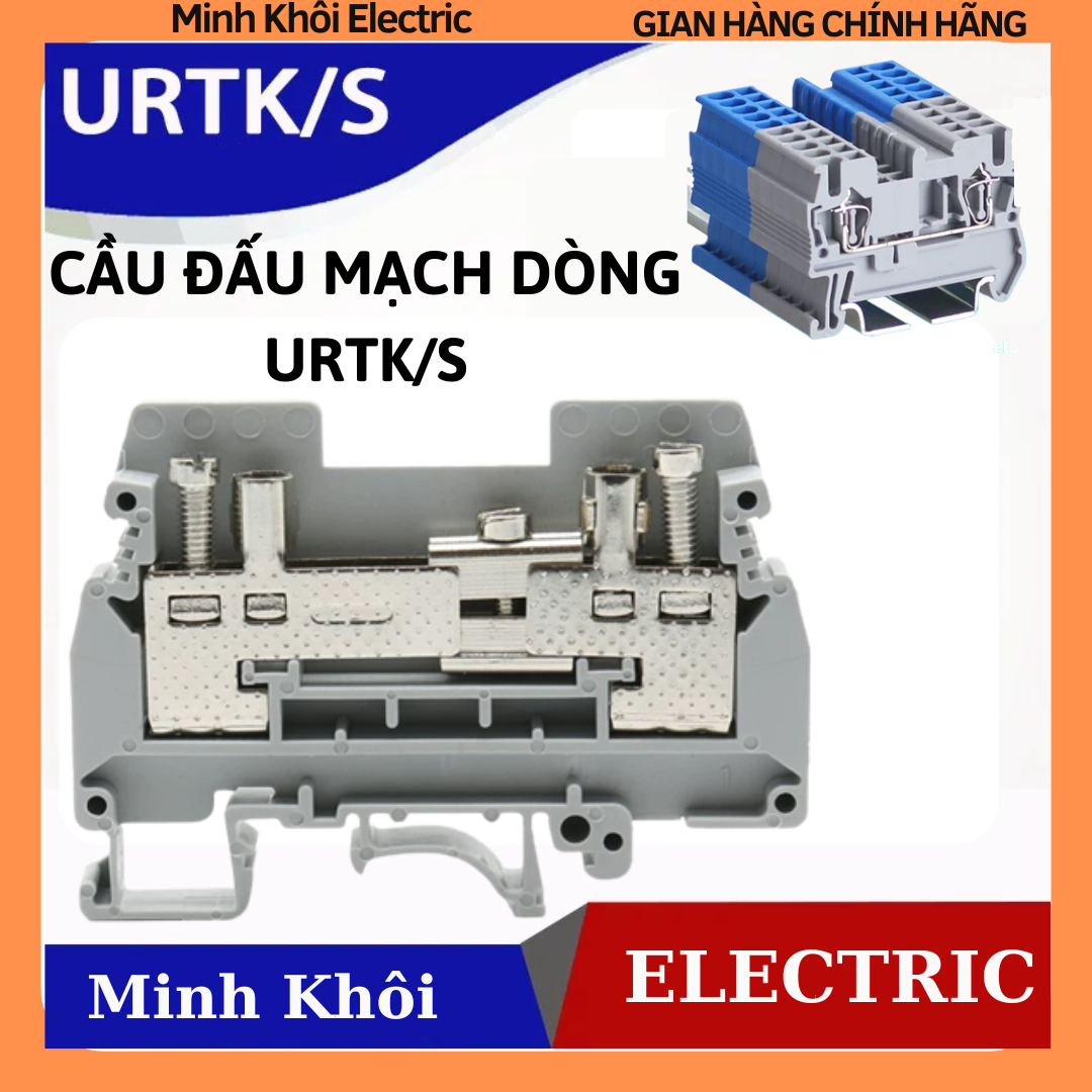 Cầu đấu mạch dòng URTK/S,cầu đấu dây urtk, cầu đấu uk, terminal urtks. domino urtk-s,hàng kẹp nối dây điện,hàng kẹp mạch dòng, cầu đấu tủ điện, cầu đấu domino, domino tủ điện, urtks