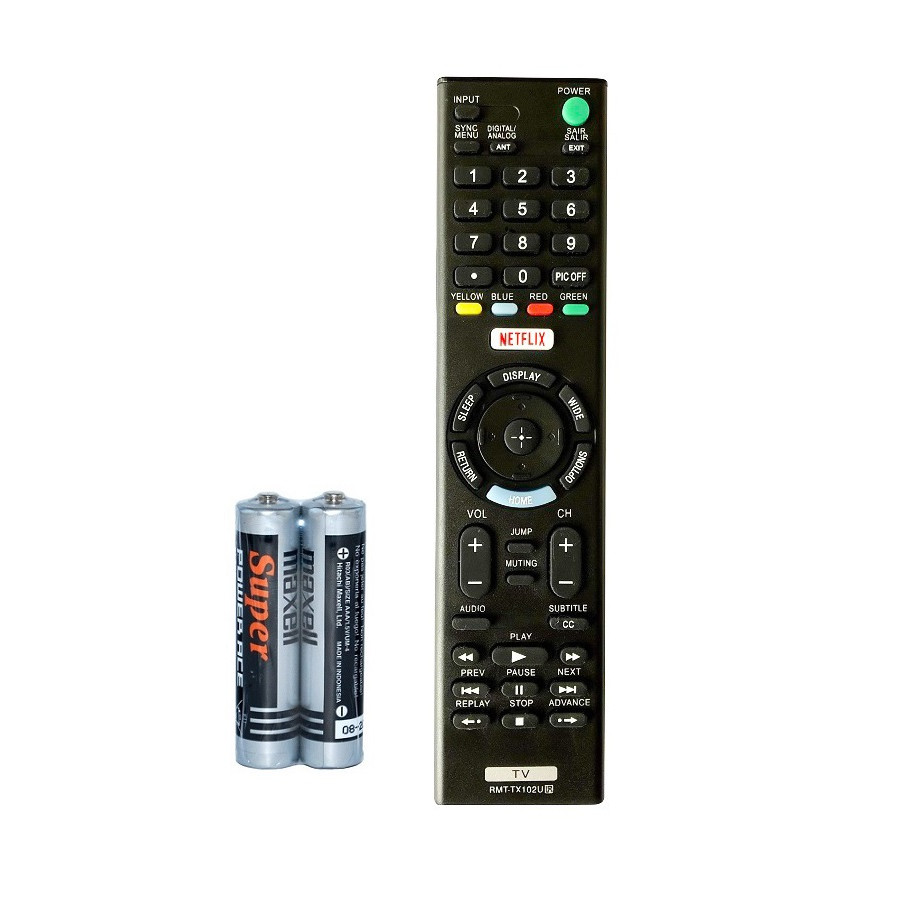 Remote điều khiển dành cho smart tv, internet tivi sony rmt-tx102u