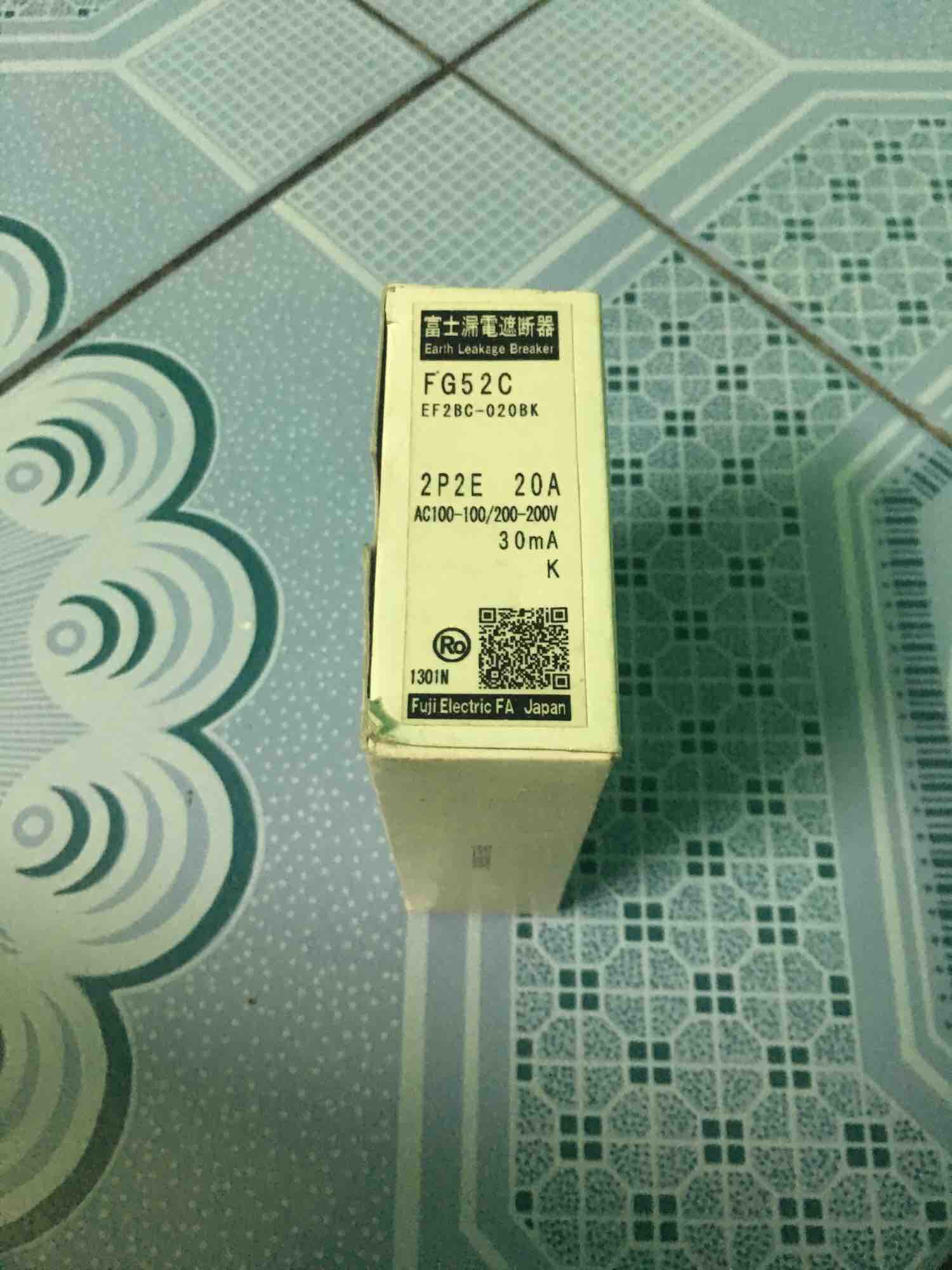Aptomat chống giật Nhật Fuji 20A mới 100%