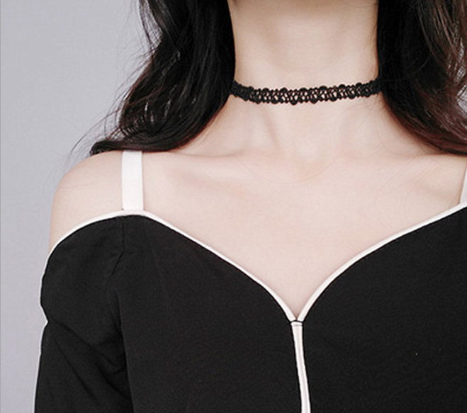 Vòng cổ choker nữ dây chuyền choker thời trang cá tính độc đáo quyến rũ