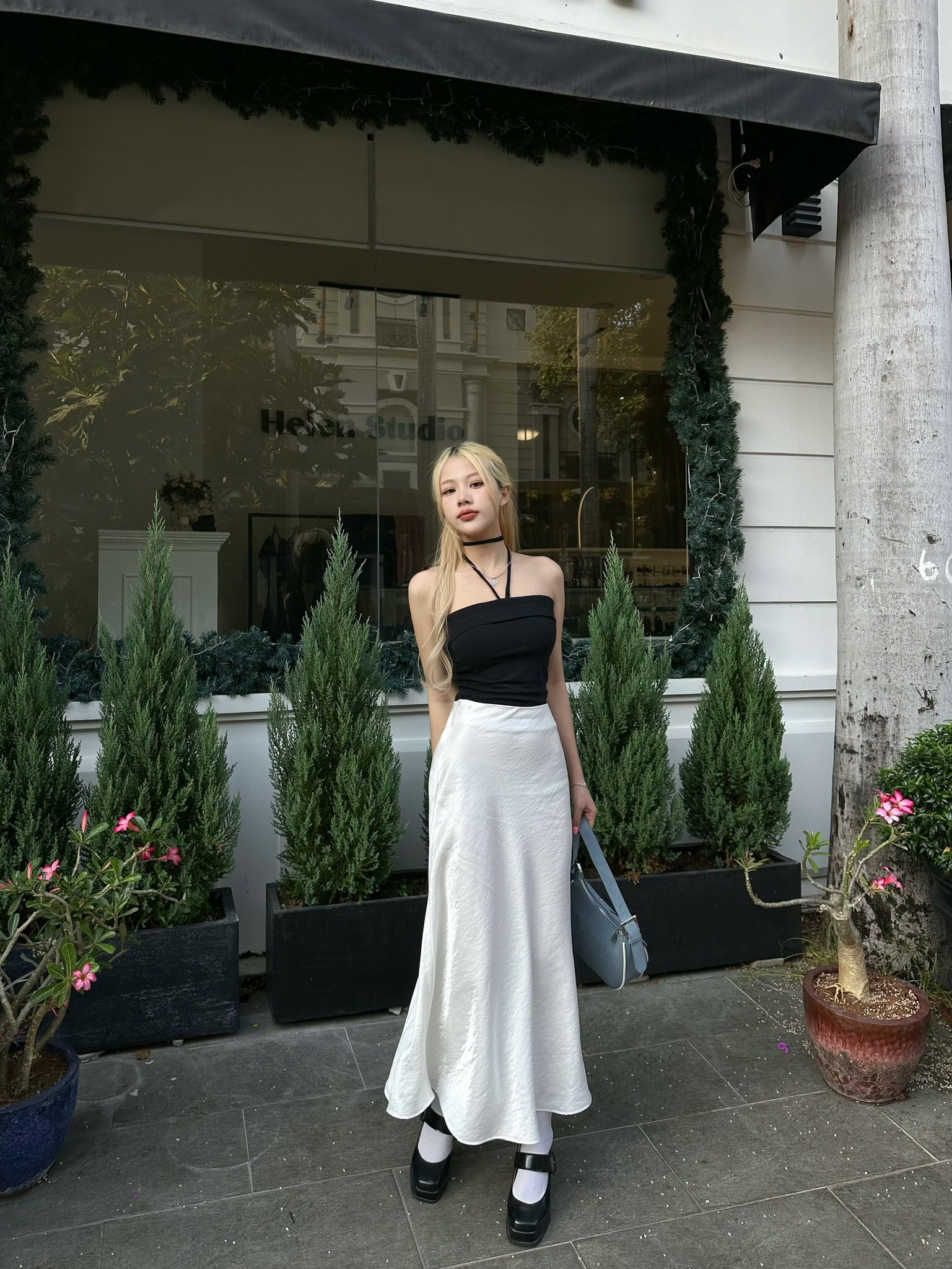 Chân váy lụa dài | LANA SKIRT - CLÉLIE