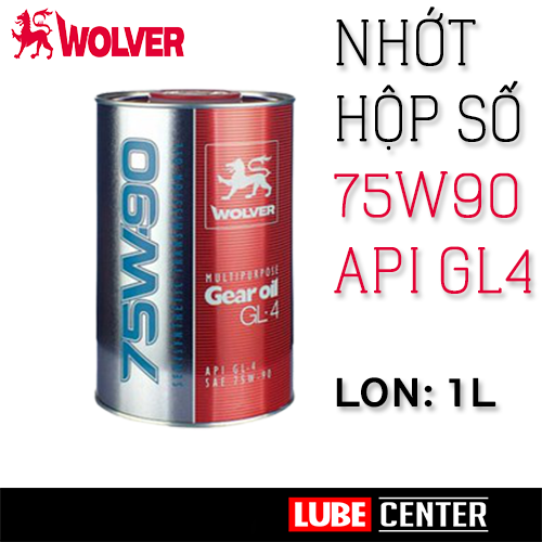 Dầu hộp số GL-4 Wolver Multipurpose Gear Oil 75w90 1L