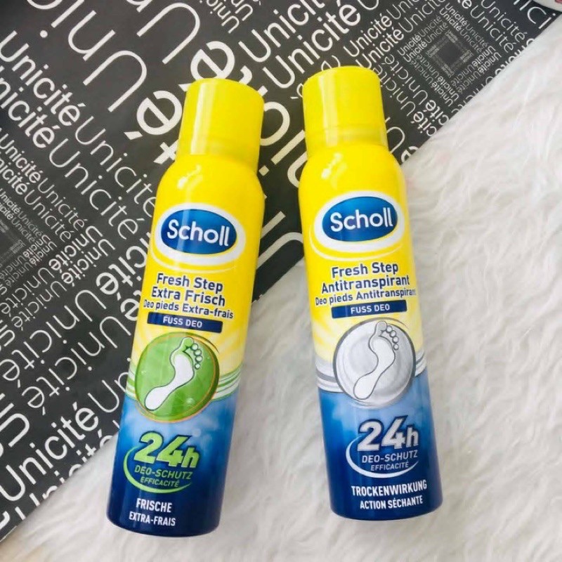 [ HÀNG ĐỨC CHÍNH HÃNG ] Xịt khử mùi hôi chân Scholl 150ml