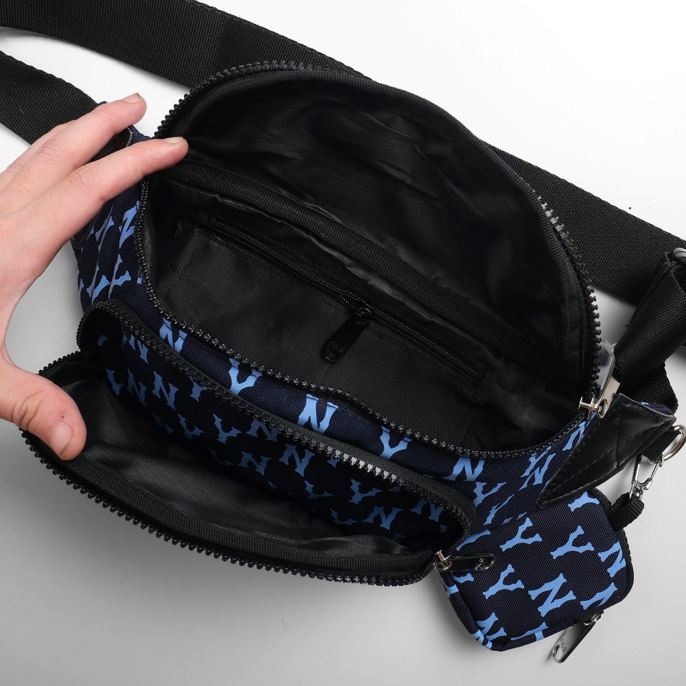 Túi đeo chéo MLB Monogram NY Waist Bag