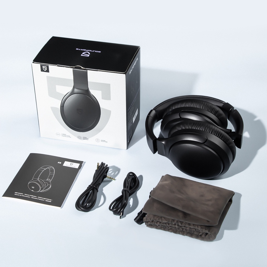 Tai nghe chụp tai Bluetooth SoundPEATS A6 ANC