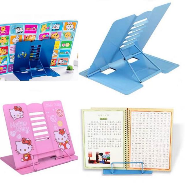 Giá kẹp sách kim loại chống cận thị - giá đỡ sách/ipad - kẹp đọc sách kim loại để bàn chống cận thị