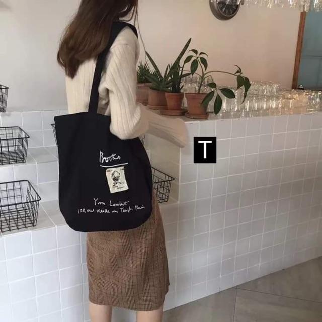 [Túi tote] Túi vải Books DTR0619
