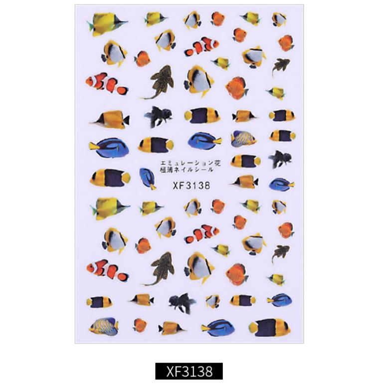 [HCM]Sticker dán móng trang trí móng chủ đề biển