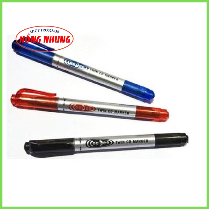 01 Bút Lông Dầu Thiên Long PM-04 Màu Đỏ