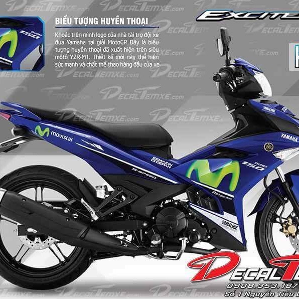 Tem rời ex 150 Movistar xanh gp tặng kèm logo