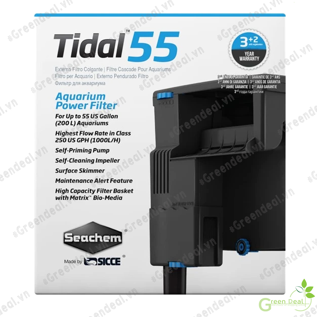 Seachem - power filter tidal | máy lọc thác cho hồ cá thủy sinh