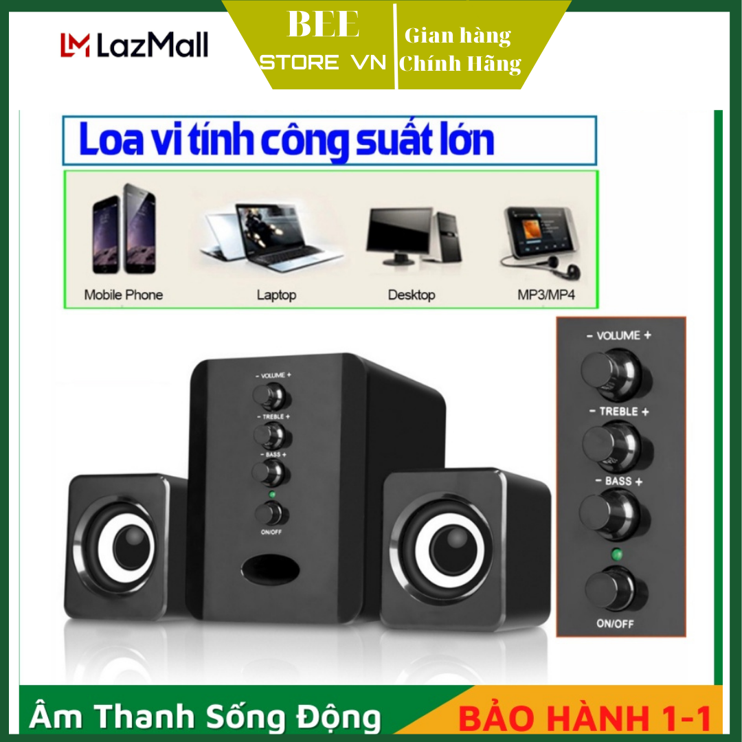 Loa Bãi Nhật Bộ Loa Máy Tính Usb Sada D202 2020 Âm Thanh Sống Động Bảo Hành 12 Tháng Toàn Quốc TẠI BEESTORE VN