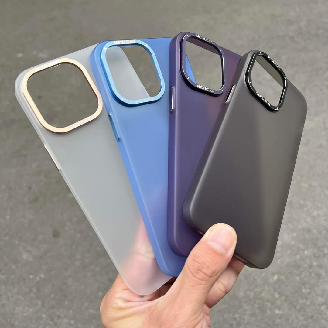 Ốp lưng nhám siêu mỏng hãng x&m , viền camera nhô cao cho smart iphone 14 promax , 14 pro , 13 promax , 12 promax