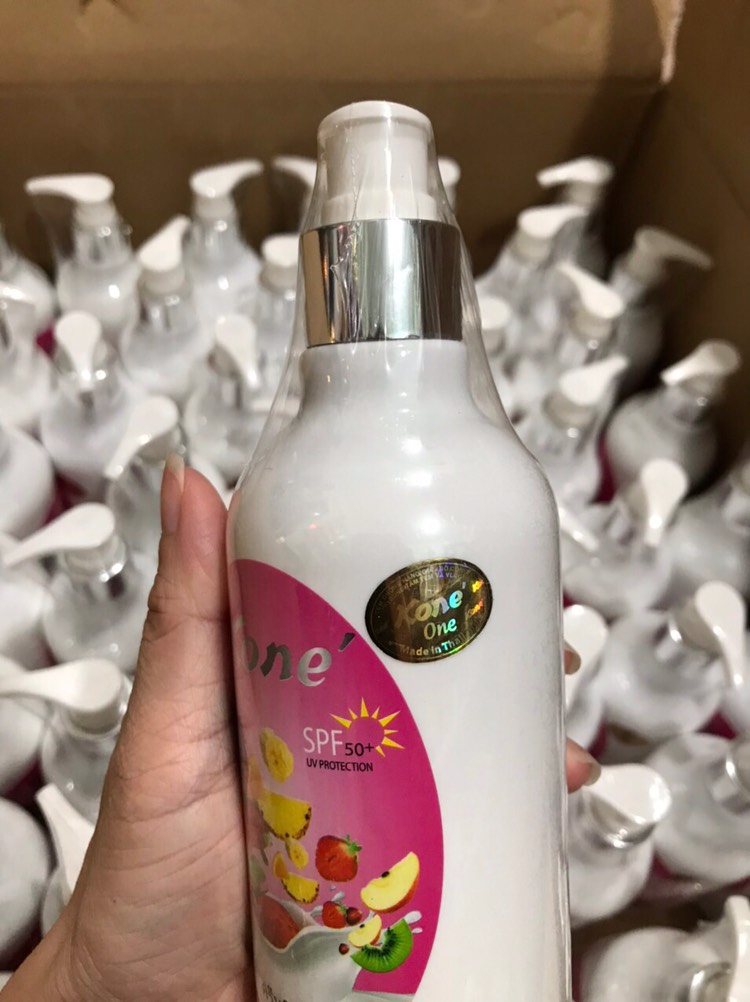 [Ảnh thật] Kem body kone thái lan dạng chai vòi ( chất kem trắng)