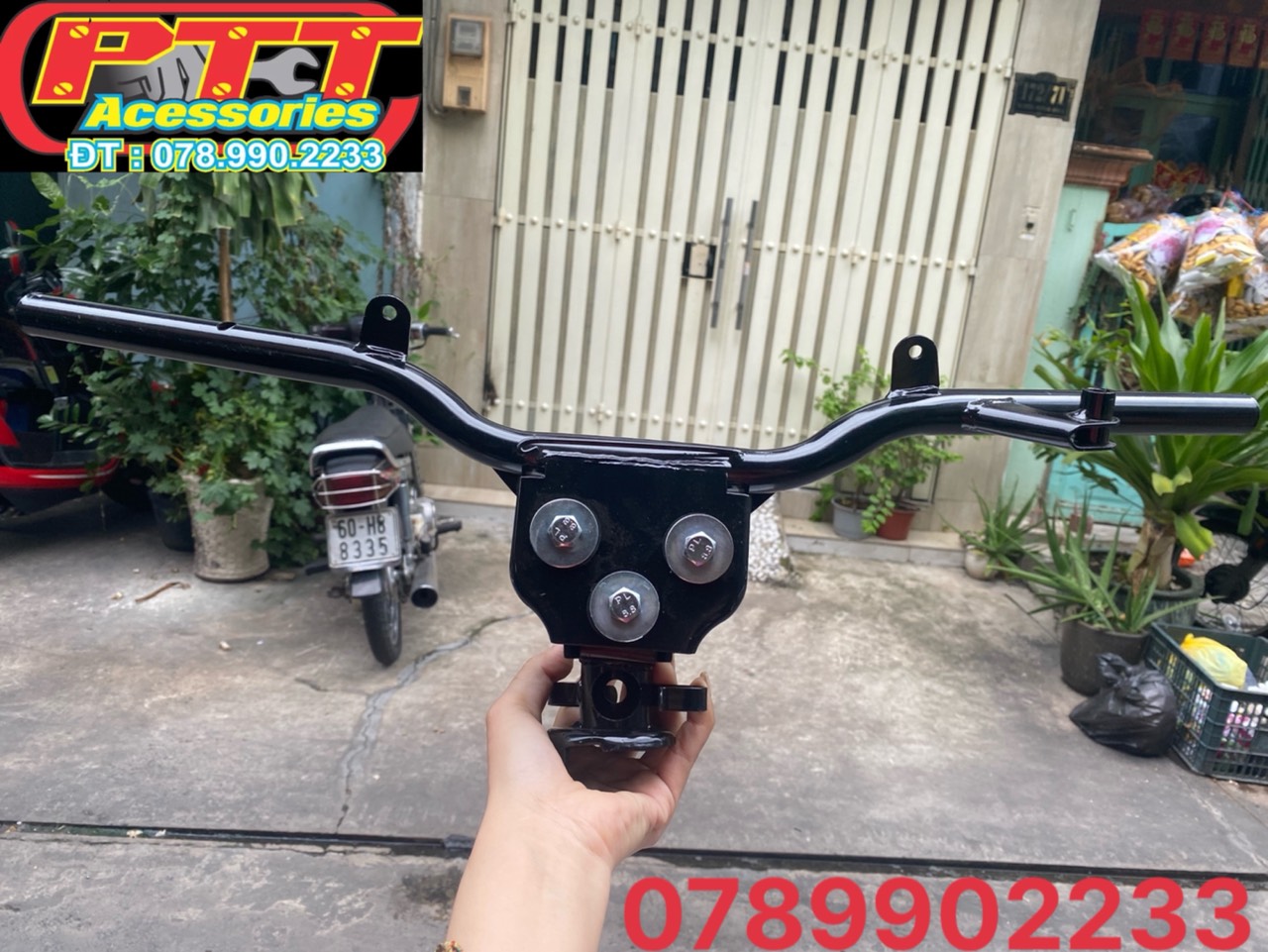 Bộ ghi đông sọ khỉ dành cho xe wave chuẩn zin