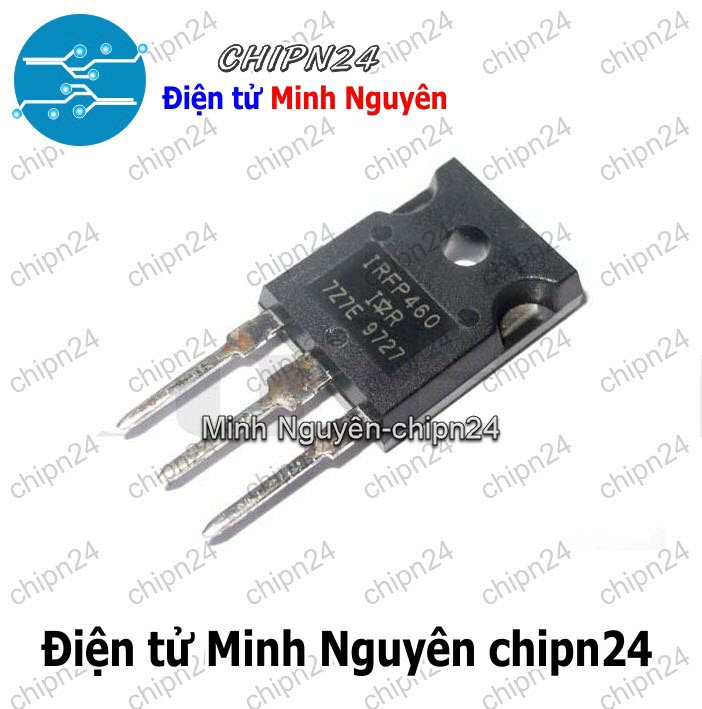 [1 con] (KT2) Mosfet IRFP460 TO-247 20A 500V Kênh N (IRFP460 460) - HH002712