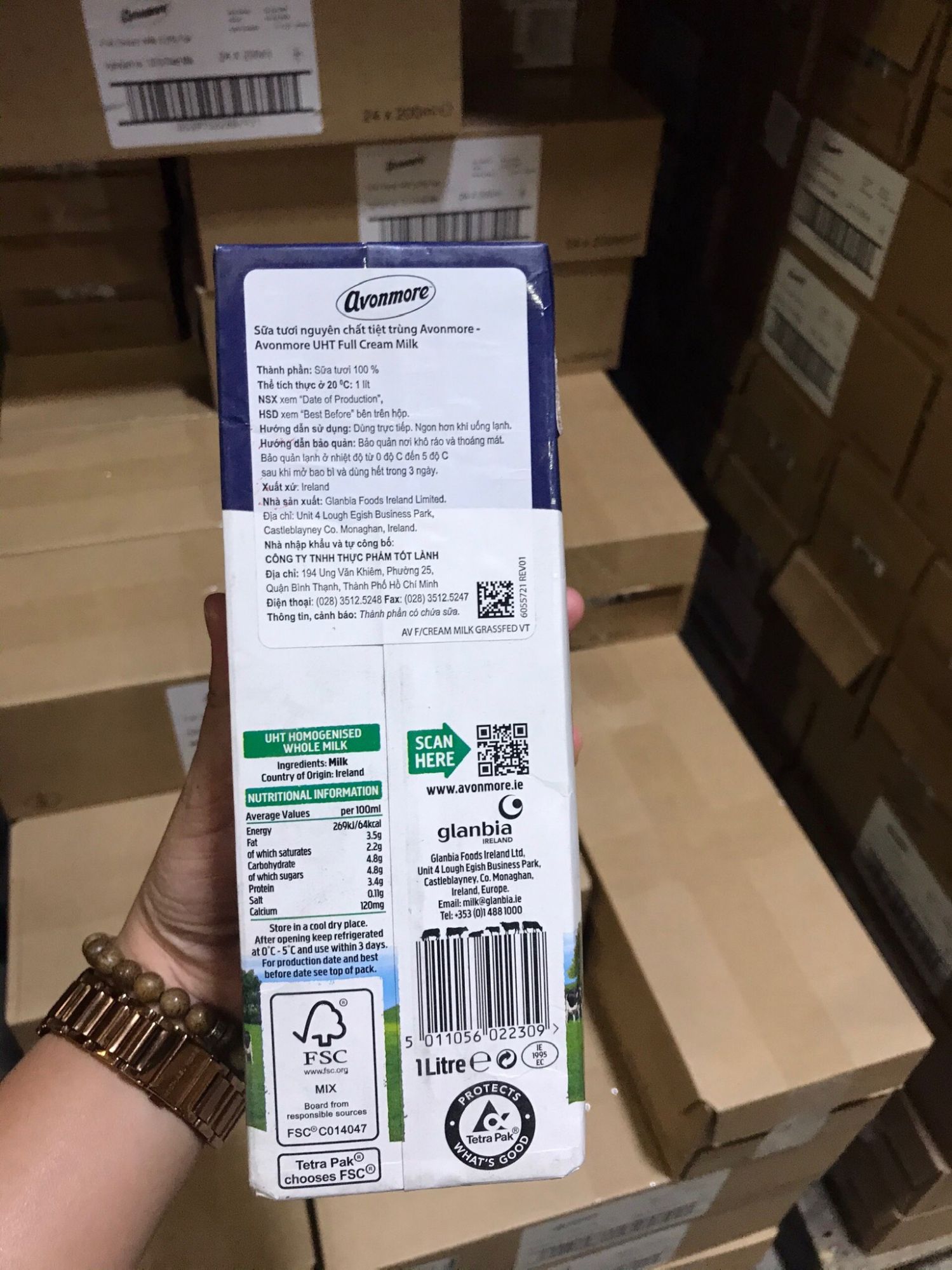 [HCM]sữa tươi Avonmore